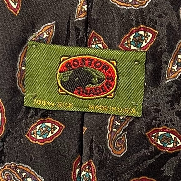 Bundle of 3 100% Silk Used Neckties Made in the USA. - Picture 4 of 5